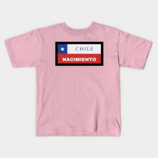 Nacimiento City in Chilean Flag Kids T-Shirt